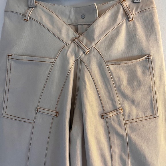 Small Eitan Broude The Plumber Pants: Creme - Picture 2 of 6